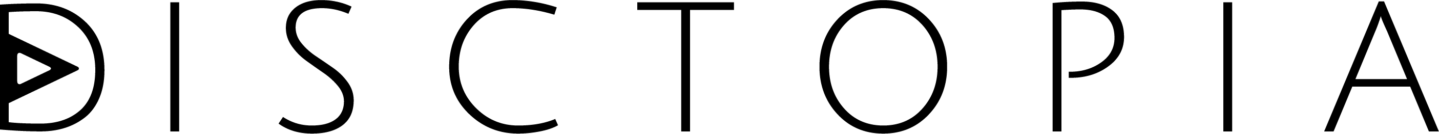 Disctopia_Bronze Sponsor_Black PNG Logo